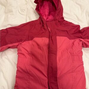 L.L. Bean Kids Two-Tone Pink Raincoat